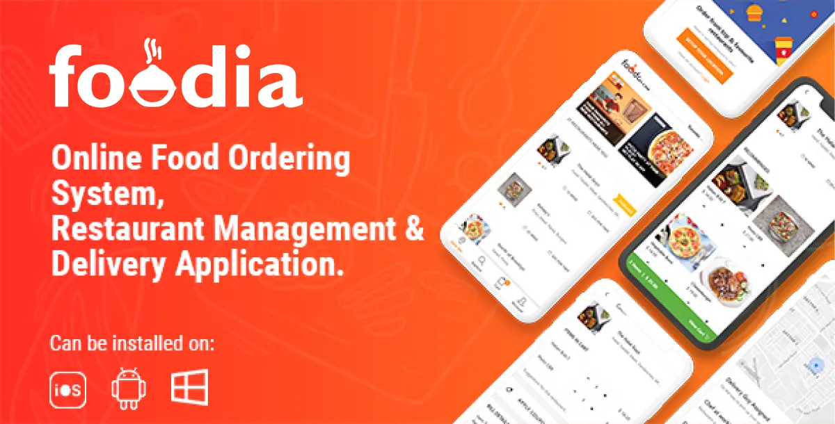 Foodia - Multivendor Restaurant Management and Food Delivery Application